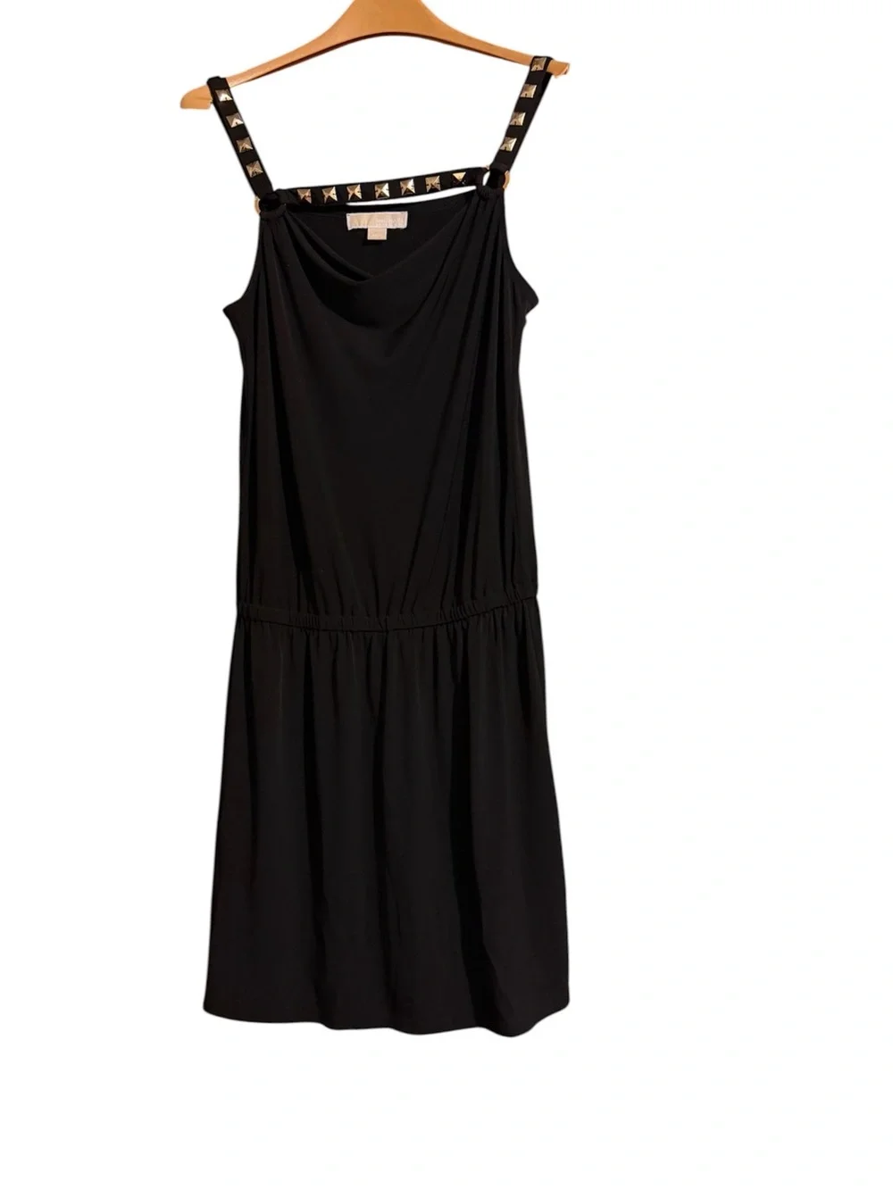 Michael Kors Black Dress with Stud Straps - Picture 2 of 5